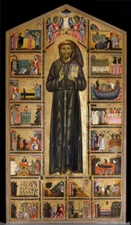 Mester (Maestro) del San Francesco Bardi. A 13. század első felének firenzei iskola. San Francesco d