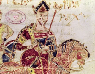 Ms 4 Lothair I (795-855 körül) a lován