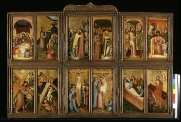 Krisztus szenvedélye, 1400 körül (tempera és arany fán)