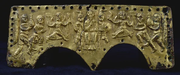 Emléktábla Agilulf sisakjáról (bronz)
