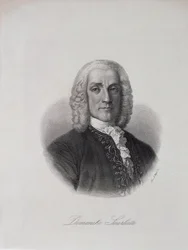Domenico Scarlatti (1686-1757) portréja