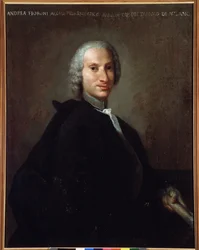 Gianandrea Fioroni (1716-1778) olasz zeneszerző portréja