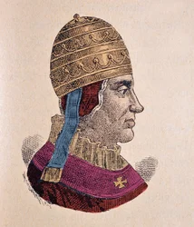 IX. Bonifác pápa (Bonifacius vagy Bonifacio) portréja (1389-1404)