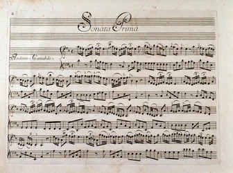 Giuseppe Tartini „Szonáta hegedűre és basszusgitárra folytatás” című dalához