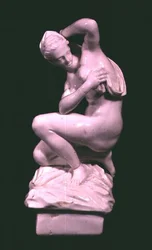Szobor, Giambologna bronza után (1529-1608) Vinovo gyár, 18. század vége (porcelán)