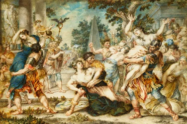 A szabin nők megerőszakolása, 1700 körül