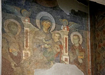 A Szűz és a Gyermek Szent Kozma és Szent Damján között