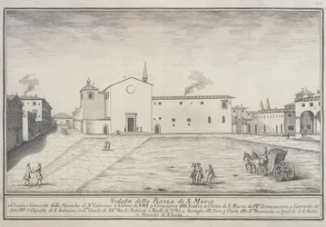 Kilátás a firenzei San Marco-templomra
