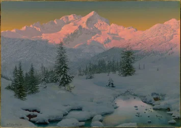 A Garmisch-hegység lábánál, Bajorország, 1922