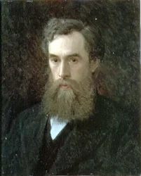 Pavel Mihajlovics Tretyakov (1832-98) portréja 1876