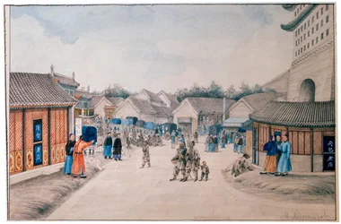 „Kínai vázlatok, Tsyan Minh híd”, c1804-c1806