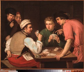 Kártyaélek – Ivan Philippovich Tupylev (Toupylev) (1758-1821) festménye, olaj, vászon