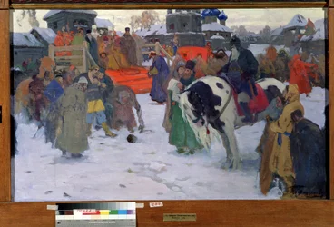 Isten ítélete, 1900 körüli évek (olaj, vászon)