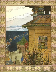 Illusztráció A fehér kacsa című meséhez, 1902