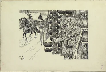 Moszkva utca a 16. században, 1938