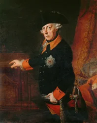 II. Friedrich porosz király portréja