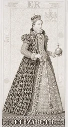 I. Erzsébet királynő (1533-1603) Az angol és skót történelem illusztrációiból, I. kötet