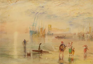"Flint Castle, Észak-Wales", 1834-1838