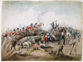 Eureka Stockade lázadás, Ballarat, Ausztrália, 1854