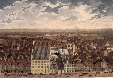 A Genuine Beer Brewery, Golden Lane, R. Cribb által kiadott látkép.