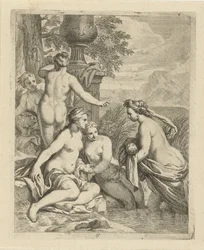 Thetis visszatér vízi nimfáihoz Jelenetek Akhilleusz életéből (sorozat címe) Vitam et mortem achilli (sorozat címe)