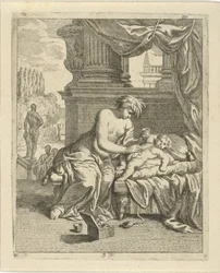 Thetis bekeni Achilleust ambróziával Jelenetek Akhilleusz életéből (sorozat címe) Vitam et mortem achilli (sorozat címe)