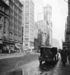 Broadway és a Times Building, New York City, USA, XX. század