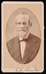 Benjamin Franklin Mudge portréja 1817-1879, 1873. július.