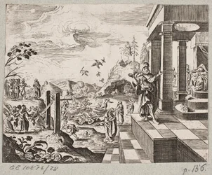 Illusztráció Adam Oleariushoz, „Perzsa Rosenthal, Schich Saadi leleményes költője […]”, Schleswig 1660