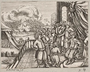Illusztráció: Adam Olearius: „Perzsa Rosenthal, Schich Saadi zseniális költő […]”, Schleswig 1660