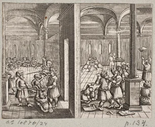Illusztráció: Adam Olearius: „Perzsa Rosenthal, Schich Saadi zseniális költő […]”, Schleswig 1660