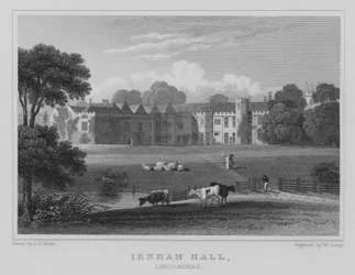 Irnham Hall, Lincolnshire (metszet)
