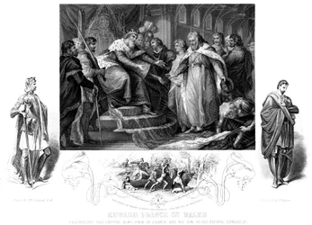 Edward, walesi herceg 1330-1376, 19. század.