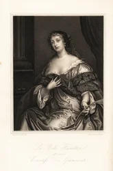 Elizabeth Hamilton, La Belle Hamilton, később de Grammont grófnő, Philibert de Grammont felesége, az egyik windsori szépség