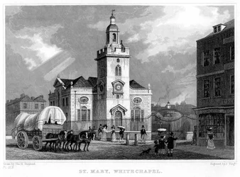 Szent Mária-templom, Whitechapel, London, 1831.