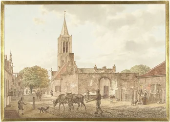Utcai jelenet Beverwijkben