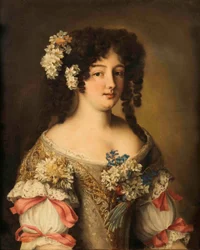 Jacob Ferdinand Voet - Diane-Gabrielle Damas de Thianges, tévesen azonosítva Hortense Mancinivel.