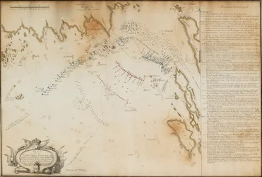 A Viborg-öböli csata, 1790. évi térkép, 1790