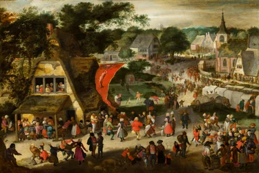 Vásár Szent Sebestyén napján, 1598 körül