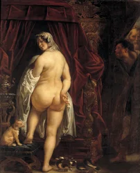 Candaules Lydia király feleségét mutatja Gygesnek, 1646.