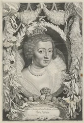 Anna van Oostenrijk portréja II. Ferdinánd és III. az Ausztriai Ház császárai (sorozat címe)