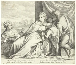 Madonna és gyermeke Keresztelő Szent Jánossal és Szent Katalinnal