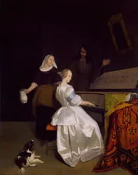 A zenelecke, 1670-72.