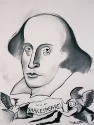William Shakespeare (1564-1616) 1994 (szén papíron)