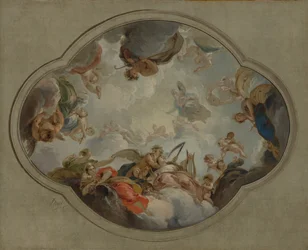 A művészetek allegóriája, 1742.