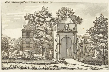 A Nieuwestijn Lovagház (cím a tárgyon)