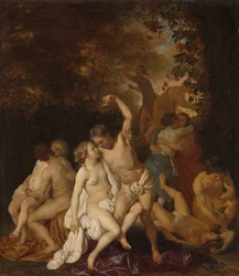 Jelenet Bacchantesszel