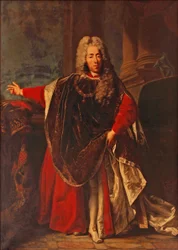 Savoyai Eugén az Aranygyapjú díszében Jacob van Schuppen