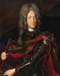 VI. Károly 1685-1740, római római császár portréja.
