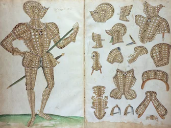 Suit of Armor Sir Henry Lee-nek, az „An Elizabethan Armourer